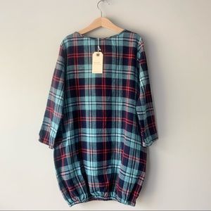 Boy + Girl Bubble Plaid Dress